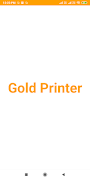 Gold Printer ポスター