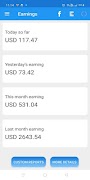 Apps/Website Earnings Viewer скриншот 1