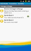 GCSE Maths Statistics Screenshot 1