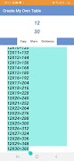 Create My Own Math Table capture d'écran 5
