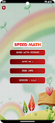 Speed Math Game captura de pantalla 4