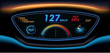 Speedometer Free : Speedometer HUD Ekran Görüntüsü 5