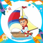 آیکون‌ Coloring Book: Sailor Offline