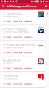 APK ( APP ) Manager, Extractor ảnh chụp màn hình 1