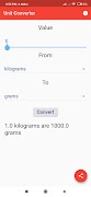 Unit Converter syot layar 1