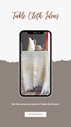 برنامه‌نما Table Cloth Design Ideas عکس از صفحه