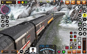 Uphill Train Simulator Game. تصوير الشاشة 7