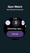 Strength Training Rep Counter captura de pantalla 1