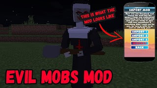 Poster Evil Mobs Mod For Minecraft PE