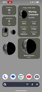 برنامه‌نما Moon Phase Widget 3 عکس از صفحه