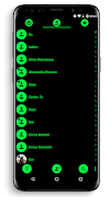 1 Schermata Dialer Theme Black Green drupe