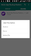 Quick App Backup & Restore تصوير الشاشة 1