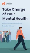 MindDoc: Mental Health Support poster