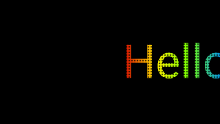 5 Schermata LED Scroller