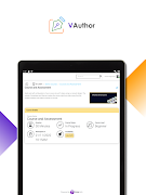 برنامه‌نما VAuthor عکس از صفحه