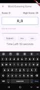 1 Schermata Word Guessing