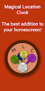 Magical Location Clock Widget imagem de tela 1