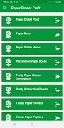 Paper Flower Craft Instruction screenshot 6