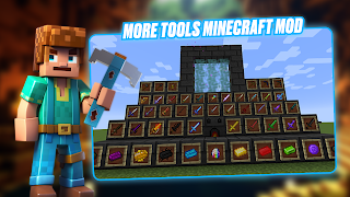 More Tools Minecraft Mod Plakat