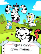 برنامه‌نما Tiger Evolution Idle Wild Cats عکس از صفحه