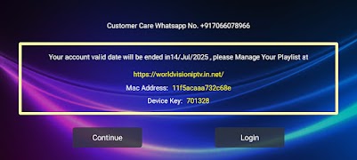 World Vision IPTV for Mobile screenshot 2
