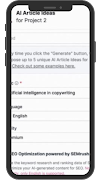 7 Schermata WriteShonic App Guide