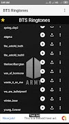 BTS Ringtones offline स्क्रीनशॉट 2