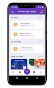 4 Schermata Web And App Creator