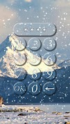 Winter lock screen. スクリーンショット 3