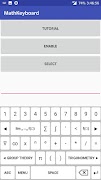 MathKeyboard captura de pantalla 4