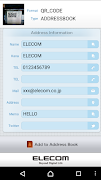 ELECOM QR Code Reader (FREE) स्क्रीनशॉट 2