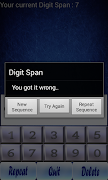 Digit Span - Memory Game 截圖 3
