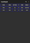 Cook Result imagem de tela 1