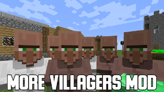 Villagers mod for Minecraft PE Poster