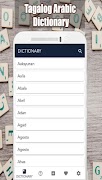 Tagalog Arabic Dictionary poster