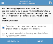 Net App certification 截图 2