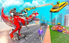 Flying Limo Robot Transform screenshot 6