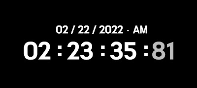 YEEZ Clock screenshot 1