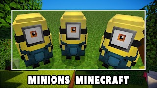 Minions Mod for Minecraft PE poster