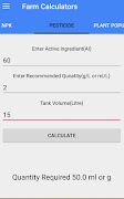 Farm Calculators ภาพหน้าจอ 2