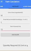 Farm Calculators screenshot 2