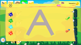 Letters tracing game syot layar 1