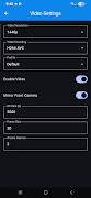 برنامه‌نما RTSP Camera Server Pro عکس از صفحه