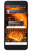 Flame Keyboard Theme ภาพหน้าจอ 4