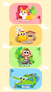 برنامه‌نما CandyBots Animals Sounds Name عکس از صفحه