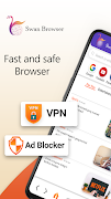 برنامه‌نما Private Browser-Fast Websites Access with VPN عکس از صفحه