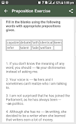 English Grammar- Preposition تصوير الشاشة 4