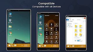 برنامه‌نما Computer Launcher Win 10 Gold عکس از صفحه