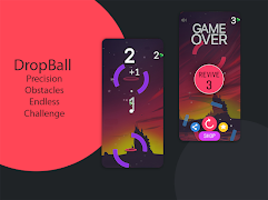DropBall - Arcade imagem de tela 1
