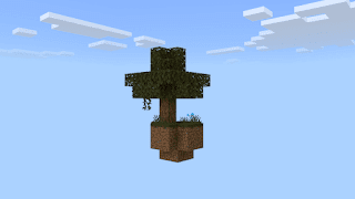 Skyblock with Structures Map plakat